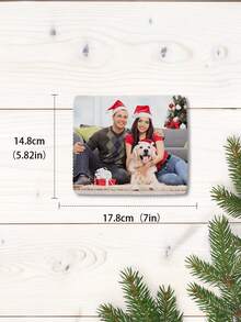 1pc Customized Christmas Photo Glasses Cloth, Personalized Microfiber Lens Cleaning Cloth, Suitable For Glasses, Glasses, Phone Screens, Camera Lenses, Gift Cloth, Personalized Christmas Gift For Family, Friends, Men, Women, Couples, Colleagues, Customized Holiday Souvenir Gift, Decorations, Christmas Gift, Available In 2 Sizes - Multicolor - View 9