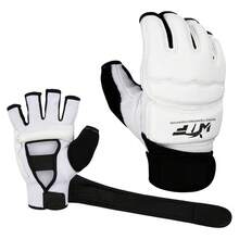 1 双半指拳击手套，适合拳击、跆拳道、成人和青少年