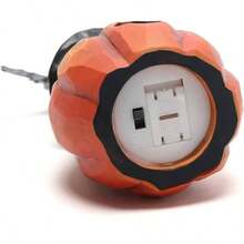 - Decoraciones de calabaza de Halloween para interiores, decoracin de Halloween, decoracin de mesa, Halloween, ventana, caja de regalo, regalo - Naranja - Ver 5