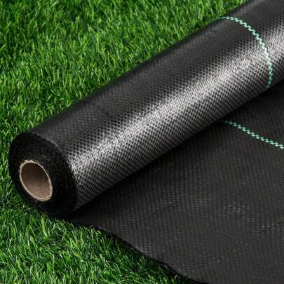 Cuộn chống thấm Polypropylene chịu lực nặng, họa tiết lưới có kết cấu, thích hợp cho vườn cây ăn quả, trang trại, bãi cỏ, ngăn chặn hiệu quả, giữ ẩm, chống tia UV, PP bền, lý tưởng để phủ mặt đất cho vườn