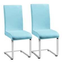 1/2/4/6 件纯色餐椅座套，可伸缩可拆卸可洗餐椅套