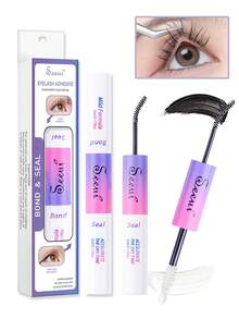 1pc Bond And Seal, Bond 5ml And Seal 5ml, Lash Glue Strong Hold Lash Cluster Glue 2 In 1 Lash Bond And Seal Waterproof Long Lasting Cluster Lash Glue All Day Wear 2 In 1 Eyelash Bond And Seal For DIY Lash Extensions - Black - View 6