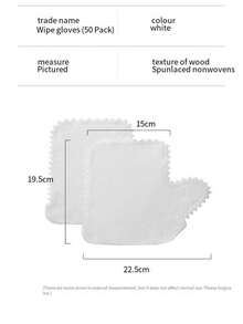 A One-Time Pack Of 50 Pieces, A Lazy Cleaning Tool, No Need To Worry About Tedious Household Chores. Fish Scale Cloth Gloves Relieve A Thousand Worries. Kitchen Oil Stains And Desktop Dust Can Be Easily Cleaned With Just One Touch, Making It A Must-Have For Lazy People To Enjoy Cleaning Without Dirtying Their Hands, Home Cleaning, Kitchen Cleaning, Party Cleaning, Christmas And New Year Cleaning Supplies - Multicolor - View 10