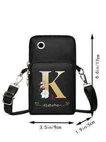 Multifunktionale Handytasche als Umhängetasche, Münzbeutel, Schultertasche, Sporttasche für den Arm, Reißverschluss-Handytasche für Damen, Geldbörse, Portemonnaie, Handgelenktasche - Verschiedenfarbig - Übersicht 2