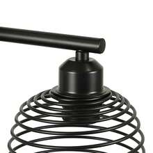 Lámpara de pie para sala de estar - Lámpara de pie vintage hecha de metal con casquillo E27 para un máximo de 3 bombillas de 25W. Lámpara de pie industrial negra adecuada para dormitorio, sillón, cama. Altura: 152CM, incluye interruptor de pie