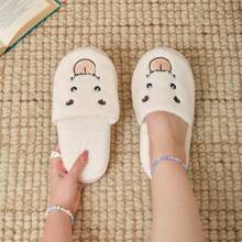Lymalimoon Women Home Slippers - 白毛孔 - 查看 4