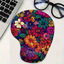 Mouse Pad Wrist Support, Ergonomic Mouse Pad With Wrist Rest, Comfortable Mouse Pad With Smooth Wrist Rest, Suitable For Non Slip Base, Computer, Laptop, Office And Home