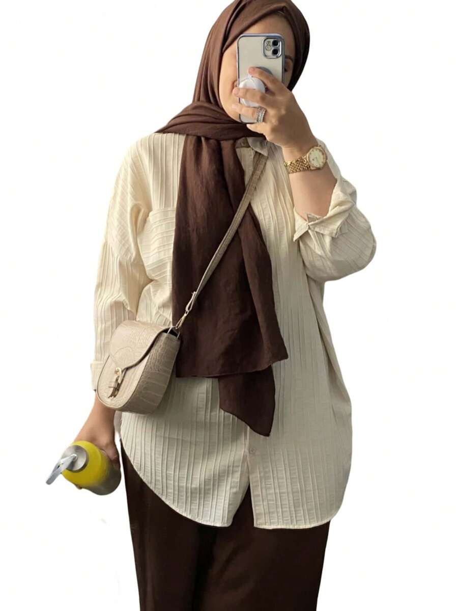 Áo cánh thời trang nữ thường ngày, phù hợp cho mùa thu, xuân và đông - Màu be - Xem 1