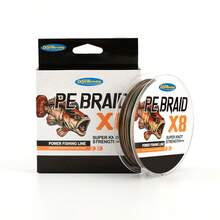 Braided Fishing Line - Pro Grade Power Performance Saltwater Freshwater Fish - Colored Fishing Line Braid For Extra Visibility 8 Strands Stronger Multifilament PE Braid Wire