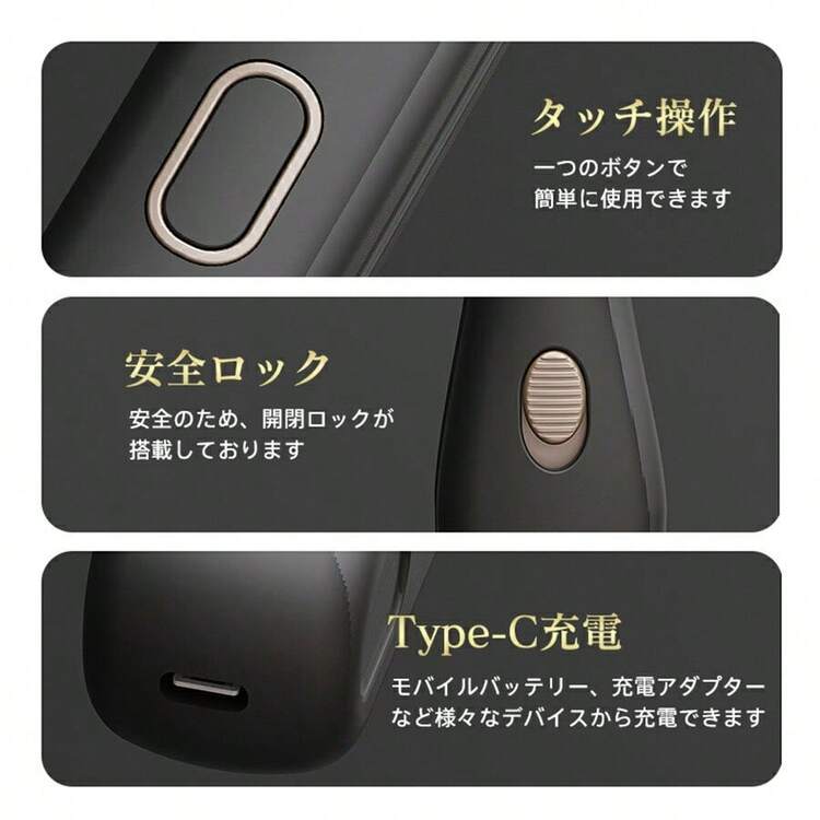 Cordless Mini Hair Iron 2-Way Straight & Curl 13mm Plate Negative Ion 4-Level Temperature Adjustment Lightweight Portable With Storage Pouch Unisex For Bangs And Travel - 白色 - 查看 9