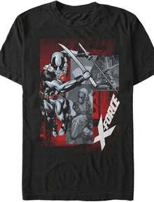 Big & Tall Deadpool Dp Comics Men's Tops Short Sve Tee Shirt - Black - View 1