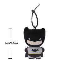 9cm Classic Superhero Plush Keychain, Batman, Superman, Justice League Soft Plush Doll, Children's Christmas & Halloween Gift - Multicolor 1 - View 9