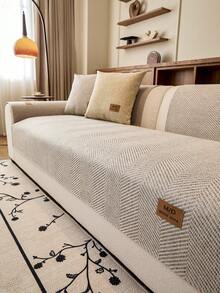 1 Tấm đệm ghế sofa thân thiện với thú cưng, thoáng khí, giống vải lanh, có nhãn chữ MD - Vỏ bọc ghế sofa hiện đại tối giản, chống trượt và có thể giặt bằng máy, dành cho ghế sofa mô-đun 1-4 chỗ ngồi, lý tưởng cho phòng khách, phòng ngủ, văn phòng, trang trí nhà cửa - Nhiều màu - Xem 5