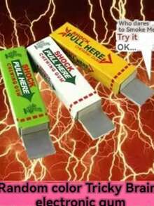 Losowa elektryczna guma do żucia, zabawka do żartów, guma do żucia z szokiem Gag Shock, żart na prima aprilis