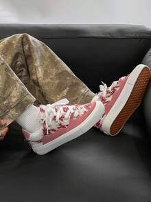 Dopamine Bread Sneakers, Unisex Casual Canvas Vulcanized Shoes, Versatile Sports Skateboard Shoes For Teenagers