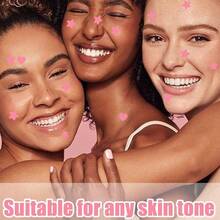 816pcs/Pack, 16pcs/Pack, 408pcs/Pack, 8pcs/Pack, 51pcs/Pack Star Stickers, Pentagram Stickers, Heart Stickers, Face Decorative Stickers, Photo Makeup Stickers, Party Decorative Stickers For Halloween, Christmas, Festivals, Events, Economic And Practical, Stockpiling Goods, Cosmetic Tools, Cheap Goods, Women's Gifts, Christmas Gifts