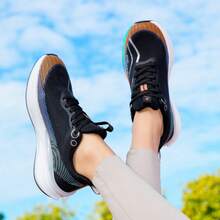Limitierte Auflage Schlangen-Jahr Lässig Laufschuhe, professionelle stoßabsorbierende Kohlefaser-Platte Wettkampf-Sportschuhe für Herren und Damen - Schwarz - Übersicht 4