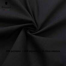 Camisa Social Masculina Elástica e Respirável, Clima do Brasil, para Dia a Dia, Trabalho e Casual, Múltiplas Cores, Frete Grátis, Tamanhos PP-XXG, Poliéster, 56% Algodão, 40%  Alastano,4% - Preto - Visão 5