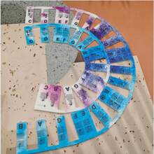 1 件可重复使用的硅胶钢琴音符指南，易于安装和拆卸钢琴键盘音符标签，适合 61/88 全尺寸琴键，无需贴纸，隔音，卡林巴拇指，音叉