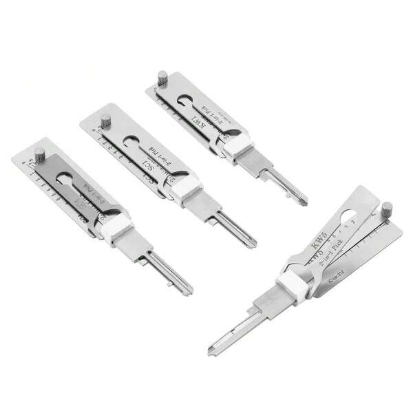Lishi 2-in-1-Werkzeug SS001 SS002 SS002Rpro KW1 SC1 SC4 SC20 M1/MS2 AM5 KW5 TE2 R52 Schlüsseldienst-Werkzeuge für Haustüren und zivile Schlösser
