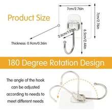 Other Hooks & Rails - Oro e trasparente - Visualizzare 4