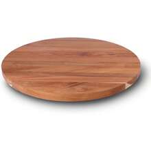Lazy Susan Giratorio De Madera De Acacia (38 Cm) - Centro De Mesa Organizador, Ideal Como Especiero Y Botanero Para Cocina - 1 - Ver 4