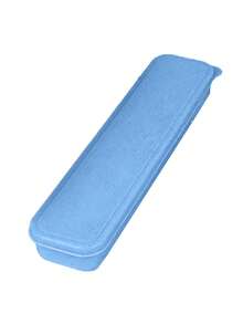 1pc Portable Cutlery Box, Small & Medium Size Makeup Brush, Knife, Fork, Spoon, Chopsticks Box, Pencil Box With Lid, Colorful Storage Box, Essential Travel Cutlery Set, Suitable For Halloween, Christmas Gifts