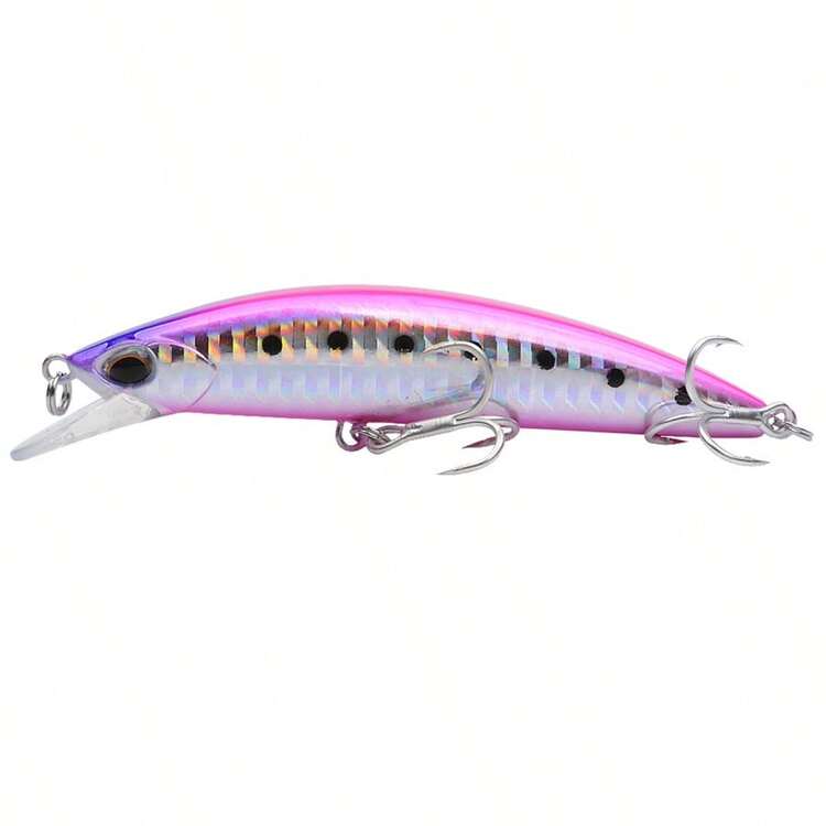 4.02 Inch/10.2 Cm Sinking Fishing Lure - 3D Eyes, Suitable For Various Fish Species Including Bass, Crappie Etc. - Artificial Long-Distance Hard Bait - 30g Weight - Realistic Design, Lifelike Action - Great Gift For Anglers - Multicolor - View 17