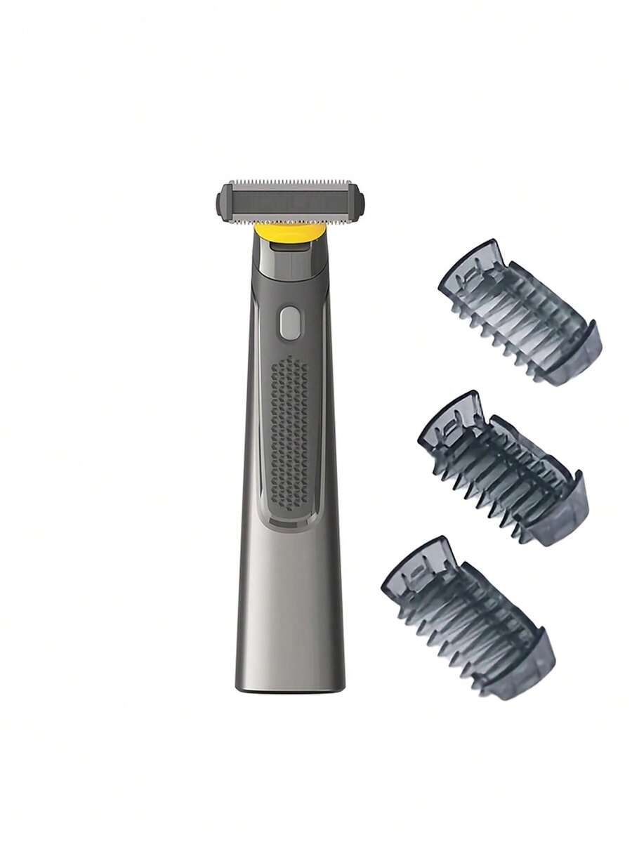 MicroTouch SOLO 钛金充电式胡须和身体剃须刀，可修剪、修边、剃须和修饰