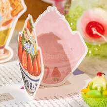 12 Sheets Happiness Cafe Vintage Style Food Creative DIY Scrapbooking Decorative Paper