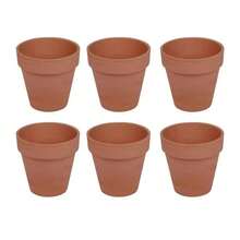 Small Terracotta Plant Pots With Drainage Hole - Set Of 3 - View 6