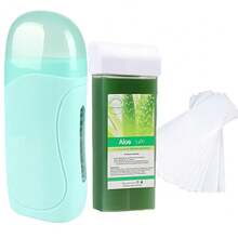 Viilife 一套滚轮式脱毛蜡套装，包含1个蜡罐、100片脱毛蜡纸、5片湿巾，男女均适用，适合敏感肌肤。 - 美規A型插(110-127V) - 查看 16