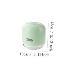 1pc, Yogurt Strainer, Greek Yogurt Maker Strainer With Extra Fine Mesh, Reusable Juice Strainer, Multipurpose Cheese Strainer Strainer, Nut Strainer, Soy Milk Juice, Tea, Coffee, Kitchen Tools, Kitchen Supplies - Multicolor - View 10