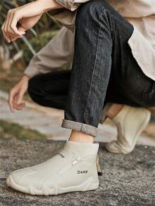 Neue Herren Lässig Sportschuhe, Lederoberfläche mit wasserdichtem Design, flache rutschfeste Sohle, geeignet für verschiedene Anlässe, modischer Lässig Stil