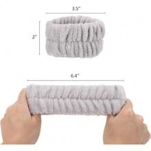Women Face Wash Wristbands Microfiber Wrist Washband Spa Washband Wrist Towels For Washing Face, Prevent Water Running Down The Arms
