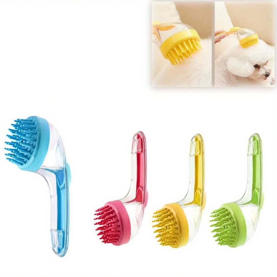 1Pc Dog Bath Brush,Dog Bath,Dog Shampoo Brush,Cat Shampoo,Dog Brush,Cat Brush,Dog Brushes For Grooming,Dog Grooming Brush,Puppy Brush,Dog Wash,Puppy Brushes For Grooming,Cat Bath