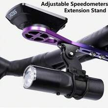 1pc ENLEE Bike Computer Mount, Aluminum Alloy Material, Lightweight Adjustable, Multicolor, Suitable For Bryton, Blackbird And Other Bike Computers, Mountain/Road Bike Accessory, Cycling Gear, Easy To Install - Multicolor - View 3