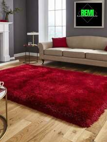 Luxury Shaggy Rug For Living Room Or Bedroom 2.00 X 1.40 - Màu Tím - Xem 4