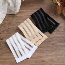 3pcs Elastic Bra Strap Extender, Comfortable Adjustable Bra Hook Extension For Women Bras And Underwear Accessories - Black and White Skin Combination - View 8