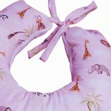 Nursing Pillow Cover Refill Model In Printed Fabric - Pink - View 5