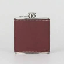 1 Set Personalized Engraved Leather Flask, Groomsman Gift, Customized Groomsman Leather Flask, Best Gift For Men, Groomsman Leather Flask - Multicolor - View 10