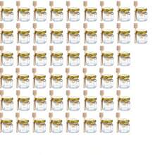 1.5 Oz Hexagon Honey Pot Mini Glass Jars - 20/24/25/30/40/48/50/60 Pcs Honey Jars With Wooden Dipper, Gold Lid, Bee Charm, Burlap - Perfect For Wedding Favors, Party Gifts, Baby Shower
