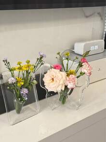 Vase décoratif papillon, ornement de bureau élégant, arrangement floral hydroponique pour salon et chambre à coucher, décoration de style Ins pour la maison, vase à fleurs, vase en verre