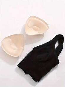 Wireless Sports Bra, Comfortable And Breathable, Push-Chest Shock-Proof Bra, Women's Underwear - 黑色 - 查看 5