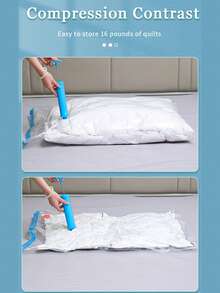 Vacuum - Sealed Bags Are Used For Storing Out - Of - Season Clothes. They Can Prevent Mildew, Insects, And Moisture, Save Space, And Make It Easy To Store Items Through Vacuum - Sealing. They Are Travel Accessories, Vacuum Bags, Travel Essentials, Vacuum Storage Bags, Travel Essentials, Storage Bags, Cruise Essentials, Items For Organization And Storage, And Bedroom Items. - Multicolor - View 6