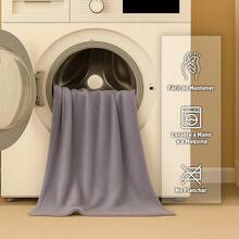 Cobija Matrimonial, Franela de Alta Calidad, Frazada Cómoda y Calientita Tejido Suave y Cálido, Manta de% Poliéster Ultrasuave, Calidad Premium (1, Gris, Matrimonial) - Gris - Ver 3