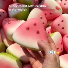 1 件 2025 年新款夏季西瓜挤压玩具，慢回弹减压玩具，奖品礼物，生日礼物，圣诞礼物，万圣节礼物，完美礼物，收藏品 - 彩色 - 查看 2