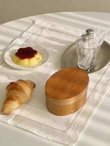 1 pieza/6 piezas Manteles individuales blancos minimalistas franceses, Paños de cocina nórdicos vintage, Esterillas de fondo para fotografía de alimentos