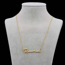 Personalized Custom Initial/Name Necklace (English Only) - Multicolor 4 - View 3