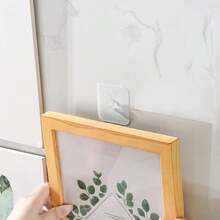 Slzhds 20 Pcs Clavos Adhesivos sin Tornillos, Sin Clavos Colgantes Autoadhesivos Perforados, Ganchos Adhesivos, Gancho de Pared sin Clavos, Gancho Calcomanía de Tornillo Ganchos Pared Pesados - Tipo B - Ver 3